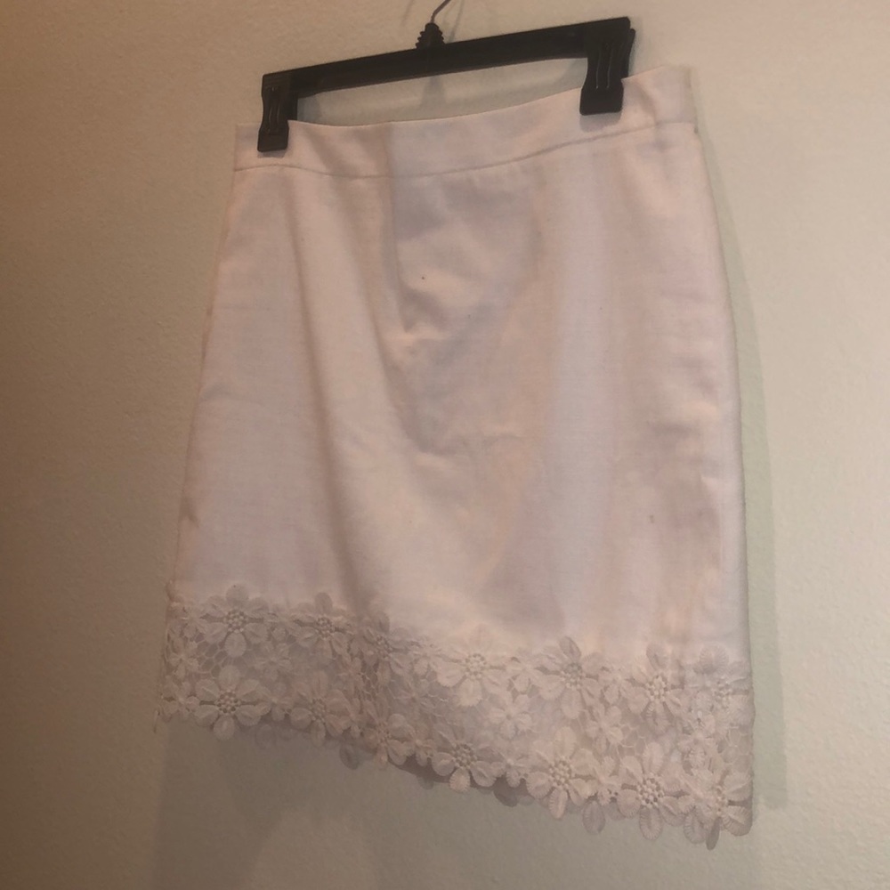 White j crew skirt
